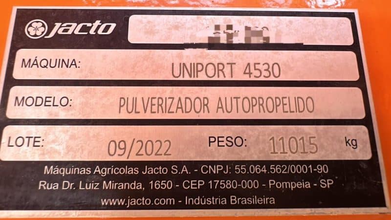 Jacto Uniport 4530 - Imagen 6